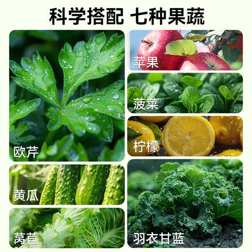 HPP欧芹苹果果蔬汁260ml*6瓶装复合纯果汁0添鲜榨NFC轻断食包邮 商品图4