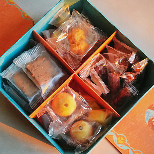 喜气盈门单层茶食礼盒（定制款） 商品图1