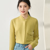 剩S/M/L/XL 芳外新款宽松立领衬衫百搭宽松衬衣女8T24AC0005 商品缩略图5