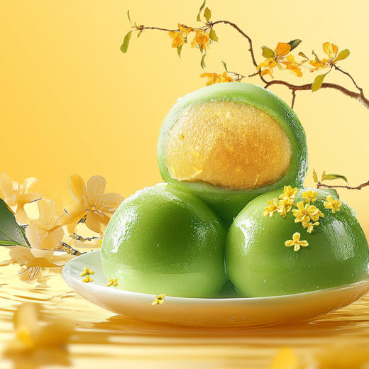 味滋源丨桂馥兰香茶青团 252g*3袋 商品图1