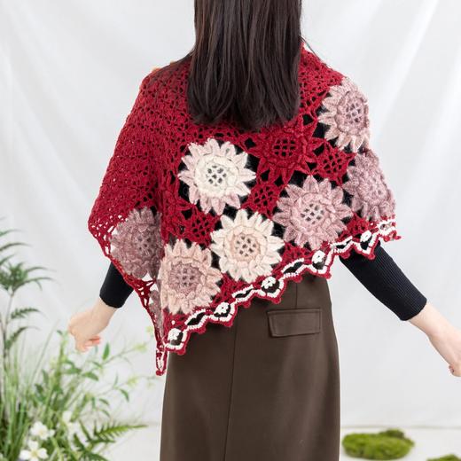 苏苏姐家向阳披肩手工diy编织钩针印象日出毛线团自制披肩材料包预 商品图3