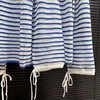 F031004清新蔚蓝色~2026早春度假条纹针织衫宽松透气防晒罩衫航海风长袖上衣 商品缩略图13