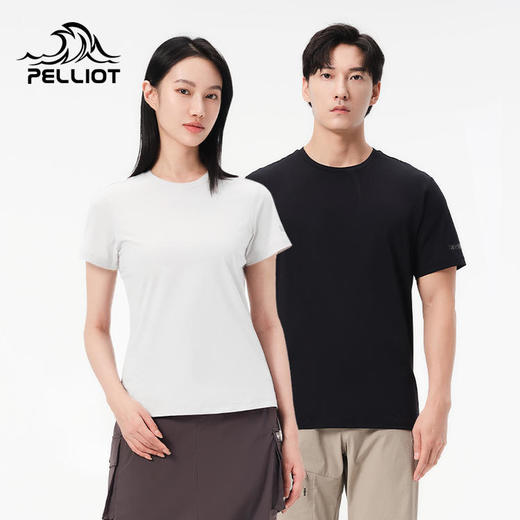 伯希和速干T恤男休闲防晒短袖上衣透气速干衣女户外徒步运动半袖 商品图0