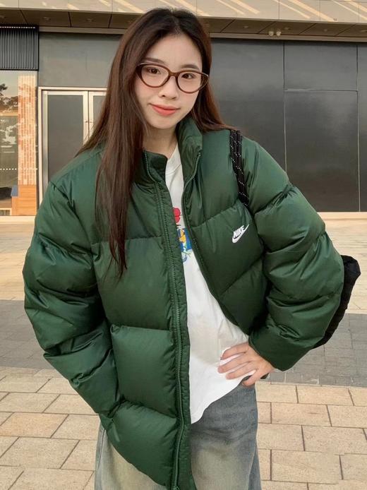 F031051哈灵顿新款面包服立领拉链短款宽松情侣羽绒服 商品图14