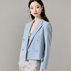 剩S/M/L/XL 芳外新款气质通勤西装外套纯色高级感短外套8I24AX0146 商品缩略图5