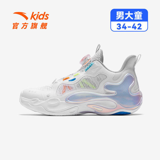 异形夏季款｜安踏儿童篮球鞋2026新款防滑耐磨中帮旋钮缓震运动鞋312621110 商品图5