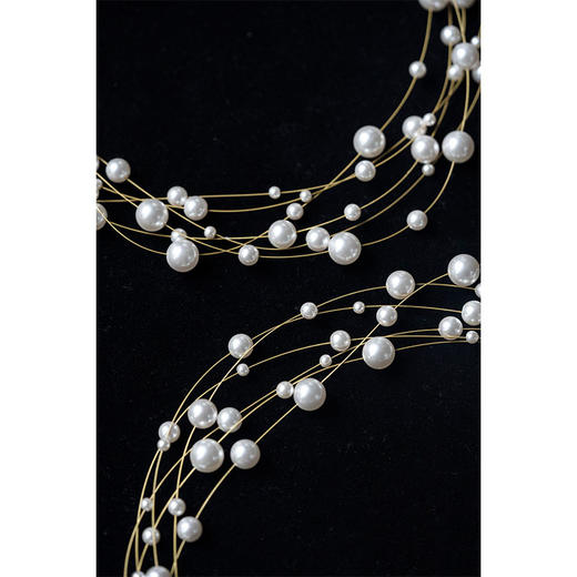 贝拉自留款｜银河星系 四层叠戴贝珠项链 颈间星光氛围感 百搭四季全造型 可休闲可优雅可贵气 商品图5