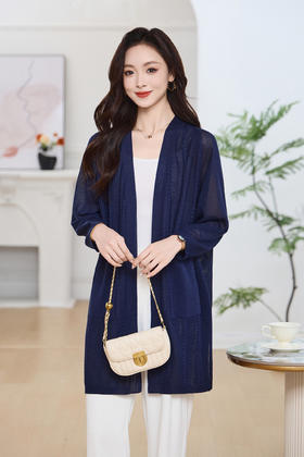 SC1E03 长款针织外披