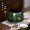 漆器建水/高档茶洗老铁大漆建水中式茶渣桶干泡废水缸泡茶配件复古水方水盂 商品缩略图3