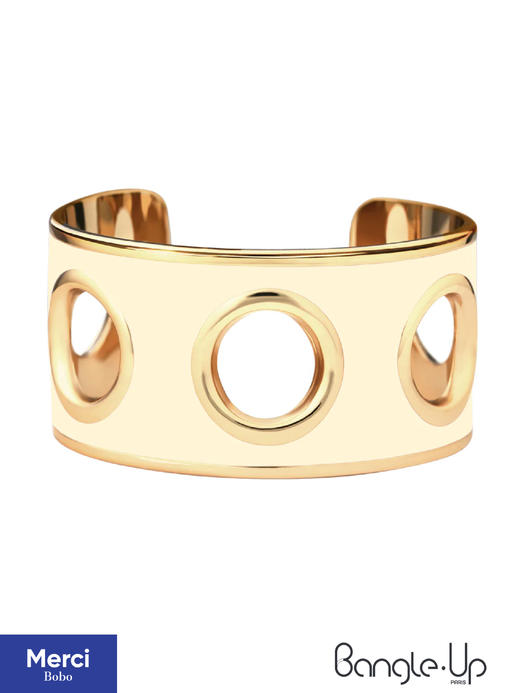 Bangle Up法国小众珐琅首饰 2024春季新款EYELET系列 手镯 手环 戒指 商品图0