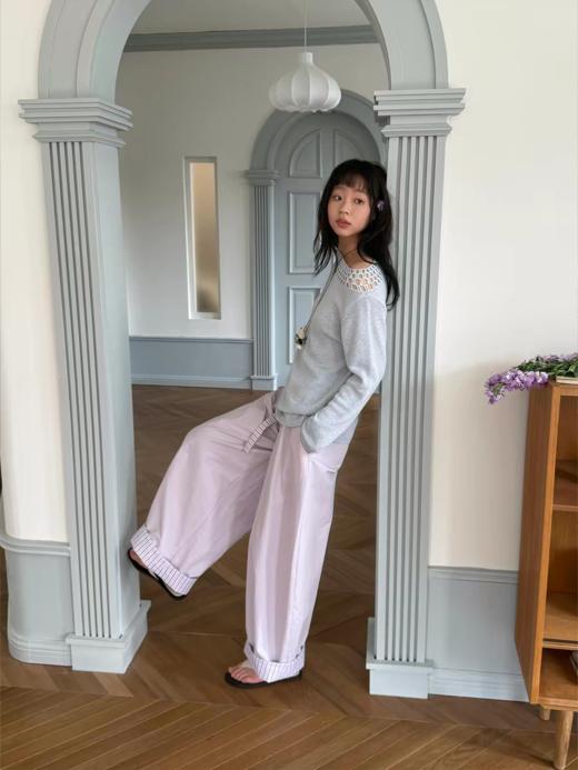 nothe Case布然/NC261814/「海风砂糖」手钩斜肩一字领毛衣 商品图4