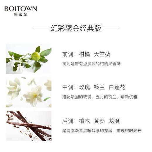 【礼物】冰希黎（Boitown）香水女高定幻彩鎏金女士淡香水节日生日礼物送女友老婆闺蜜 【木质调】幻彩高定版香水60ml 商品图1