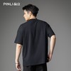 PINLI品立2026春季新款男士潮牌宽松圆领贴车织带休闲短袖T恤上衣B262111020 商品缩略图2