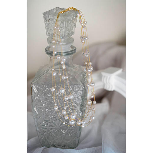 贝拉自留款｜银河星系 四层叠戴贝珠项链 颈间星光氛围感 百搭四季全造型 可休闲可优雅可贵气 商品图2