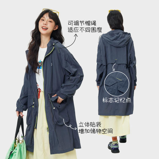 【出游季特惠-春夏新品】ACMEITEM爱棵米-连帽风衣GAH3081002A 商品图4