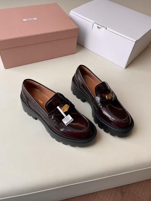 缪缪  圆头套脚金币 乐福鞋 5cm  女款 商品图2