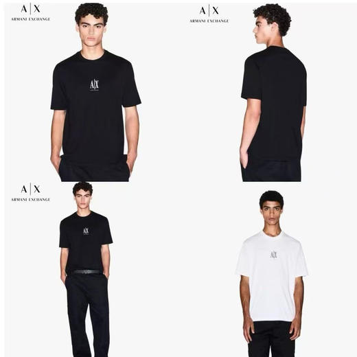 【xlb-03092】礼盒装！春夏男士棉质宽松刺绣圆领短袖T恤！！ 商品图1