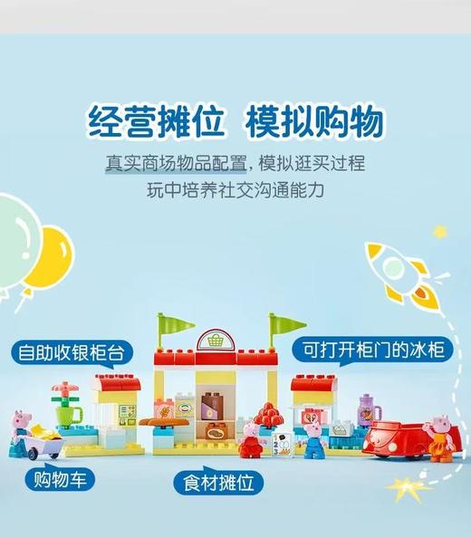 【春上新】8楼 乐高 得宝系列10434小猪佩琪超市购物之旅  吊牌价 649元 商品图4