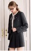 香y同款小香风miu系灰色毛呢外套/短裙/衬衫三件套 商品缩略图4