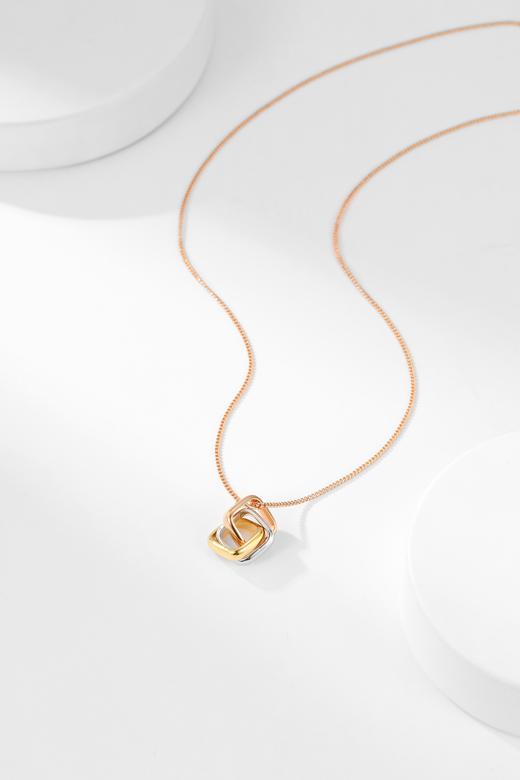 卡地亚 Trinity枕形三色环项链（XTY） 商品图7