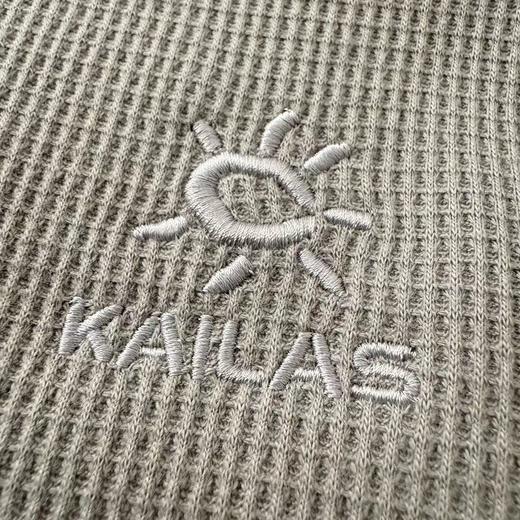 F031042新品小立领半门襟华夫格加绒长袖打底衫卫衣 商品图12