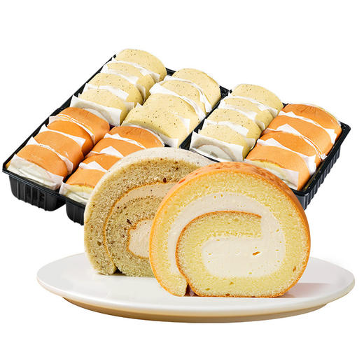 【鲜货鲜发❗️瑞士卷蛋糕】动物奶油的轻盈感 + 戚风胚的柔软度，入口瞬间化开，甜而不腻，回味悠长，，动物奶油原味伯爵红茶零食甜品点心蛋糕QQ 商品图4