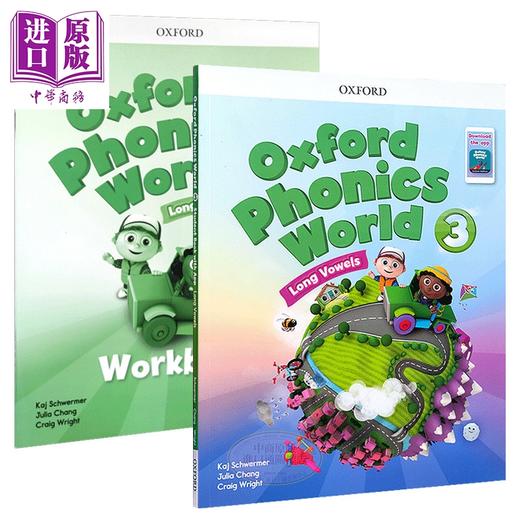 【中商原版】新版牛津自然拼读教材 Oxford Phonics World 3级别课本+练习册 牛津自然拼读世界 英语零基础发音phonics教材OPW 商品图0