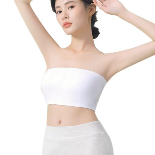 59元任选2件猫人无肩带内衣！带胸垫无胸垫款式都有！【 一片式无肩带裹胸 无肩带内衣】一片式设计 全包裹 上身超贴合 防滑不会掉轻柔裸感面料 吸湿透气 加宽加弹边围 ⁢不勒不变形不上窜 ‪不磨皮肤 商品图10