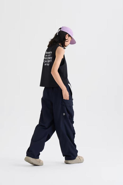 310-5 渠道货 素ran 男女款 时髦工装裤 户外休闲裤 我穿M 商品图6