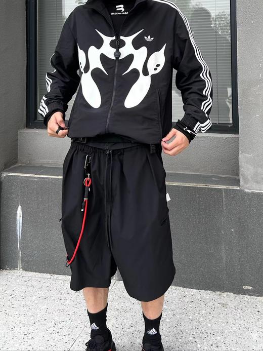 F031058复古风联名时尚印花运动休闲上衣外套立领夹克 商品图4