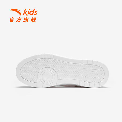 街域丨安踏儿童板鞋男童鞋2026春夏新款时尚经典小白鞋女童休闲鞋332628002S 商品图3