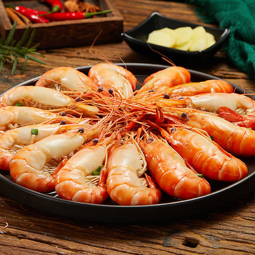 【花雕熟醉罗氏虾】  🥂活虾速冻 冷萃锁住虾肉的弹嫩 秘制花雕多种香辛料 精心卤制入味十足  商品图5