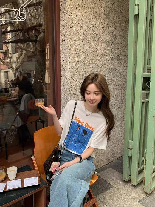 【69元任选2件！夏天必不可少的百搭T】男女同款印花T恤短袖 商品图6