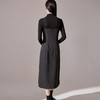 剩S/M/L 芳外新款简约风通勤连衣裙韩版修身吊带裙女8I23CL1132 商品缩略图3