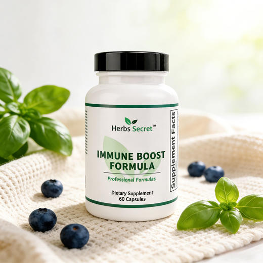 美国Herb's Secret IMMUNE BOOST FORMULA健康活力营养胶囊60粒 MIAN 免 商品图4