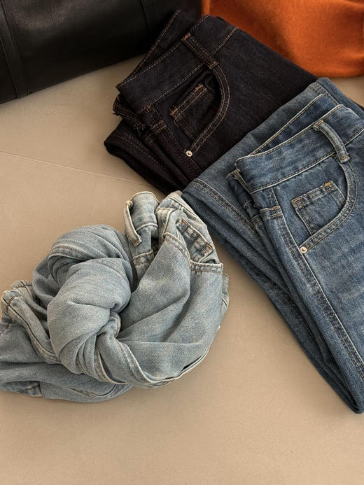 优选丨【爆卖2W+】【isabelle marran高腰显瘦窄版直筒阔腿牛仔裤】今年超好穿的一条天丝牛仔裤 商品图5