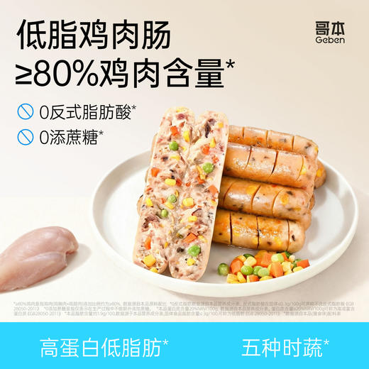 预售4月4日发货【共享分销】满满鸡肉含量看得见 低脂鸡肉肠 鲜香爽口 每根约130g 商品图0