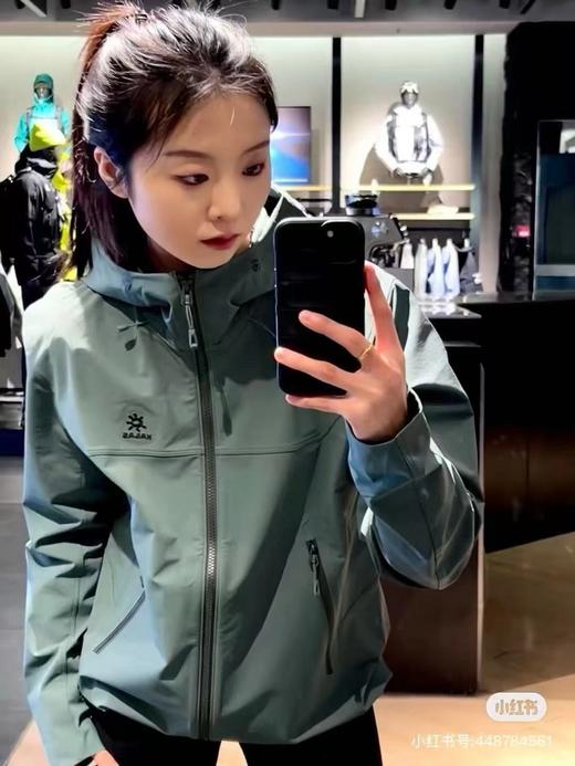 F031041户外情侣款连帽加绒软壳冲锋衣外套防风防水连帽夹克 商品图10