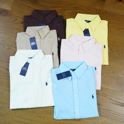 【秒杀价已调 直接拍】原单 Polo Ralph Lauren 亚麻女士 小马标刺绣 长袖衬衫 把夏日海风穿在身上 商品图3