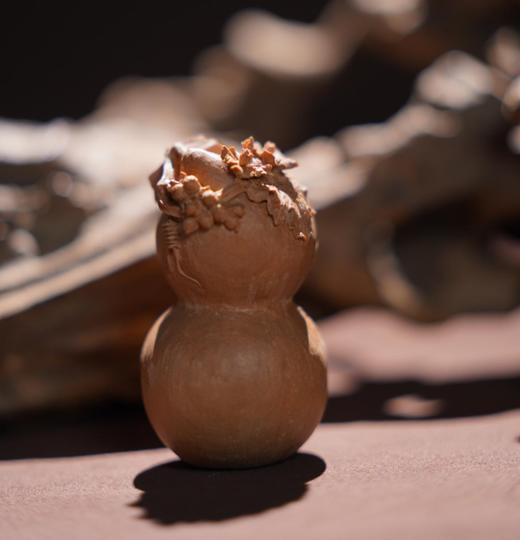 收藏级【印度迈索尔老山檀黑肉葫芦】苏工精美雕刻 | 大梦香堂 商品图1