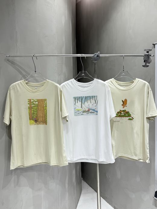 点此购买 montbell春夏季男女款外登山露营速干短袖T恤 ss 341789 商品图0