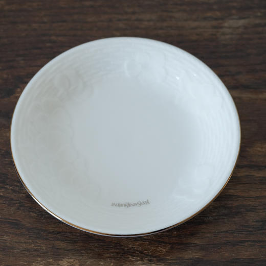 YSL圣罗兰白色浮雕餐盘 X1460 商品图1