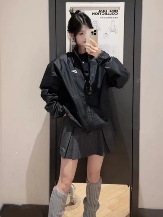 F031056男子宽松插肩防水夹克新款叠搭网眼刺绣舒适外套 商品图5