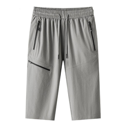 冰丝七分裤男士夏季速干中裤宽松薄款7分裤运动休闲直筒速干短裤   SKFZ-CYK2607 商品图2