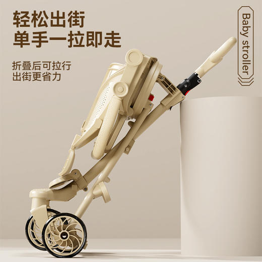 婴儿推车遛娃神器新生宝宝可坐可躺轻便可折叠双向景观儿童手推车 商品图2