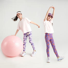 【清仓】oribigo儿童打底裤外穿长裤运动健身裤子