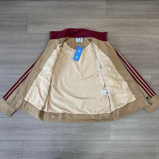 F031009男女同款美式复古条纹翻领休闲运动舒适百搭时尚夹克 商品图14