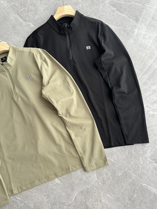 F031048吸湿速干T恤S-Functional男女半拉链长袖速干衣 商品图2