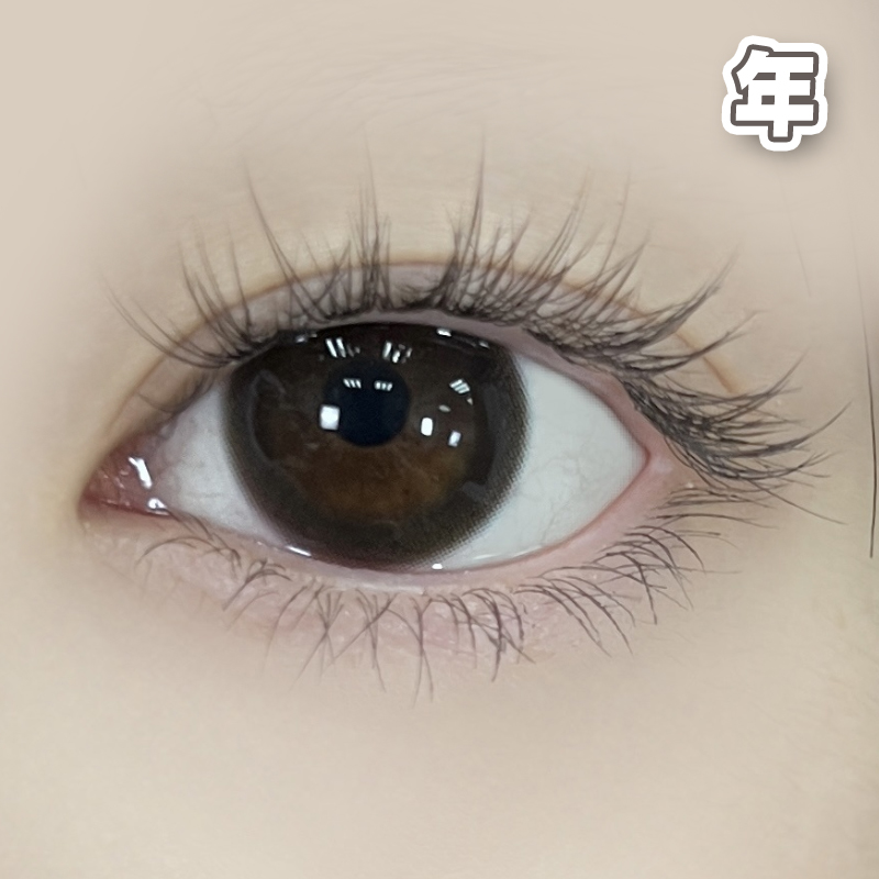 #LL1 嘿黑 黑色 14.5mm【1片装】舒适推荐 / 进口年抛