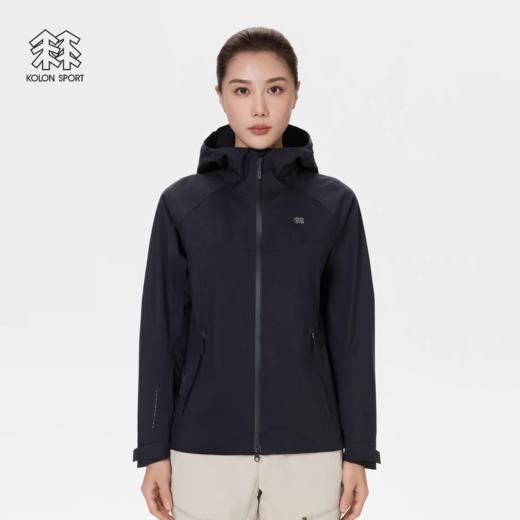 点此购买 可隆HIKE系列运动户外休闲防风连帽拉链女士薄绒冲锋衣软壳外套 hbj 341835 商品图3
